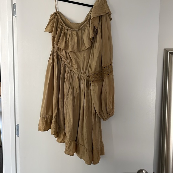 NWT - Jens Pirate Booty Gray Mini Dress in Olive - Picture 2 of 5